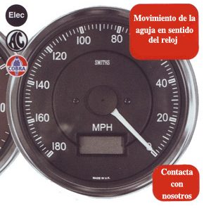 Reloj Smith Cobra Range Clasico Velocimetro Electrico 100mm