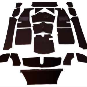 Juego de moquetas MGA Roadster  Negro