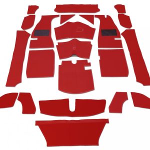 Juego de moquetas  MGA Roadster Rojo