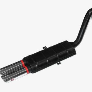 Rear sports exhaust Fiat 124 Spider