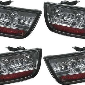 Par pilotos traseros LED Chevrolet Camaro 2010-2013 ahumados