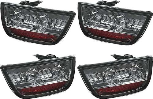 164-7 Par pilotos traseros LED Chevrolet Camaro 2010-2013 ahumados - Imagen 1