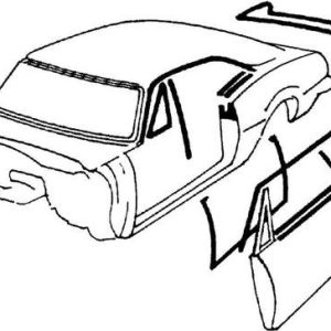 Juego de gomas carroceria Chevrolet Camaro 1968