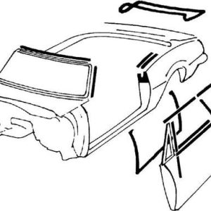 Chevrolet Camaro Convertible Body Rubber Seal Kit 1967