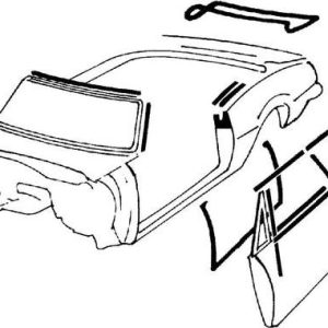 Juego de gomas carroceria Chevrolet Camaro Descapotable 1968-69