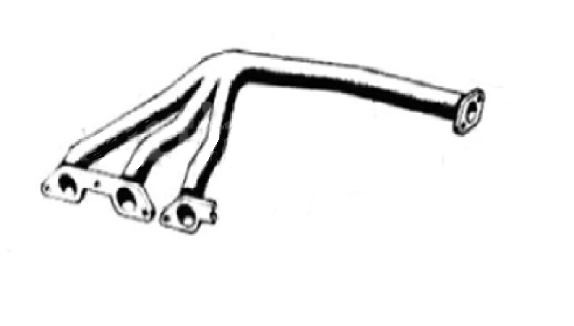 207-5 Right Rear Exhaust Manifold Lamborghini Miura P400 / Miura P400 S - Image 1