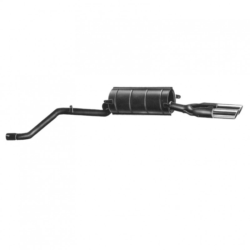 219-4 Silenciador Escape Trasero Derecho Lamborghini 350 GT - Imagen 1