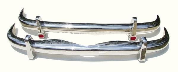 22222222222222222222-2 Kit paragolpes cromado completo Mercedes Ponton W105, W180, W128 - Imagen 1