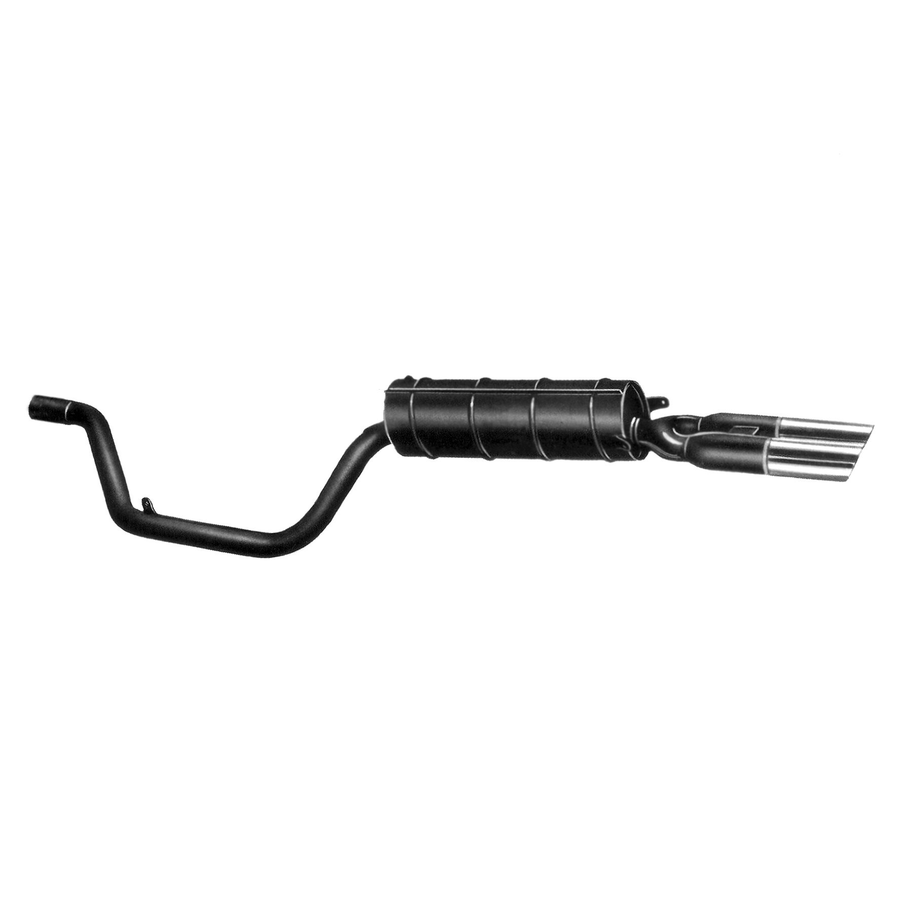 271-6 Silenciador trasero derecho Lamborghini Islero 400 GT 2+2 69 - Imagen 1