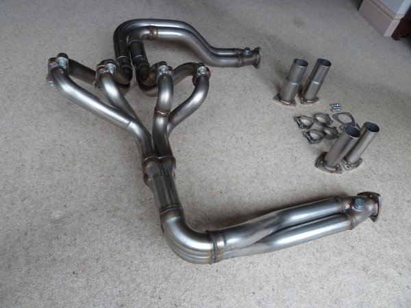290-5 High-Performance Exhaust Manifold Without Catalytic Converters Morgan +8 - Image 1