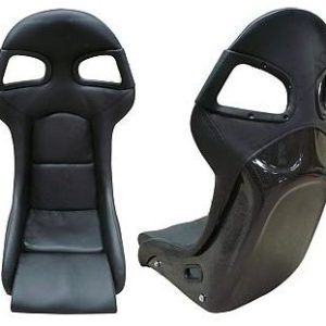 GT3 Carbon Look Leather Sports Seat