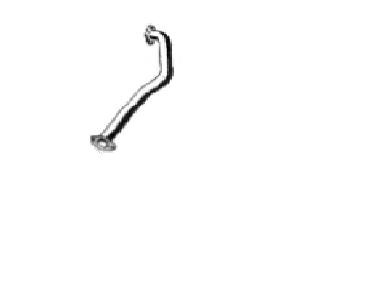 311-3 Left Exhaust Pipe Lamborghini Miura P400 SV - Image 1