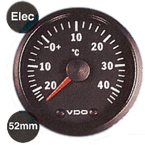 ReloJ de temperatura externa VDO
