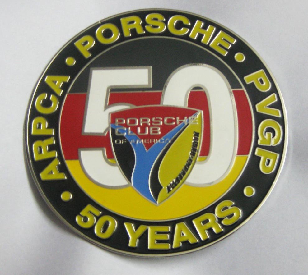 50-8 Universal Porsche 50 Years Emblem - Image 1