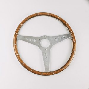 Moto-Lita E Type Wood Steering Wheel 14"