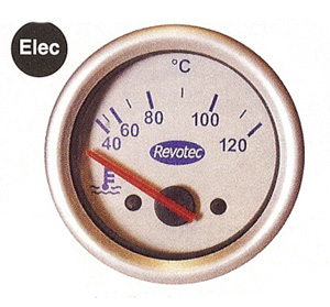 Revotec Electric Water Temperature Gauge 52mm