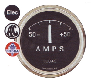 Smith Cobra Range Electric Ammeter 52mm Lucas