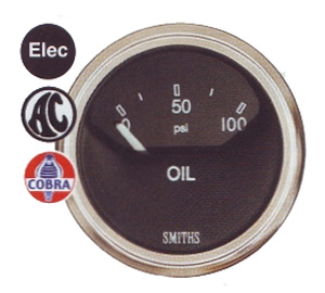 Reloj Smith Cobra Range Presion de Aceite Electrico 52mm