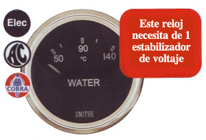 Reloj Smith Cobra Range Temperatura de Agua Electrico 52mm