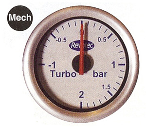 Revotec Mechanical Turbo Boost Gauge 52mm