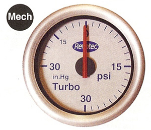 Revotec Mechanical Turbo Boost Gauge 52mm