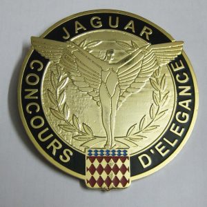 Anagrama exterior Jaguar concurso de elegancia