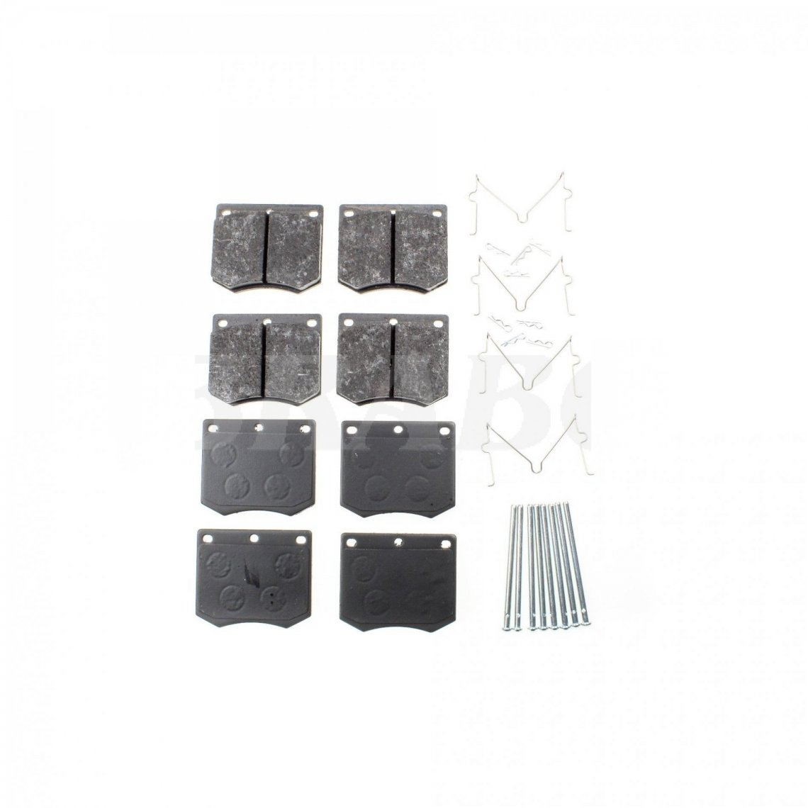 596-3 Front Vented Brake Pads Rolls Royce Silver Shadow & Wraith (Chassis from 15924) - Image 1