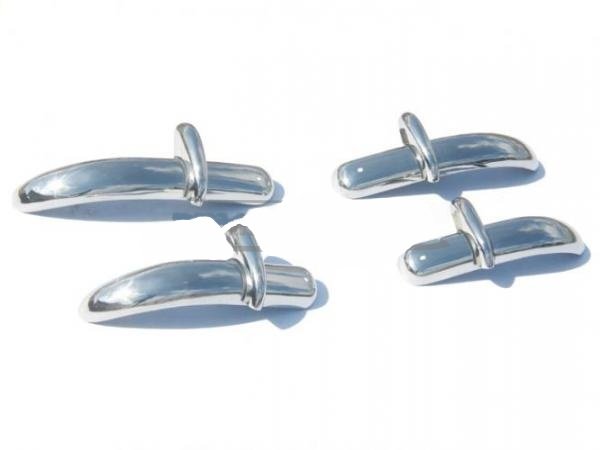 66666666666-12 Kit paragolpes cromado completo Saab 92 / Saab 92B - Imagen 1