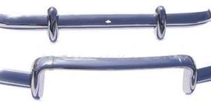 Complete chrome bumper kit Renault Dauphine