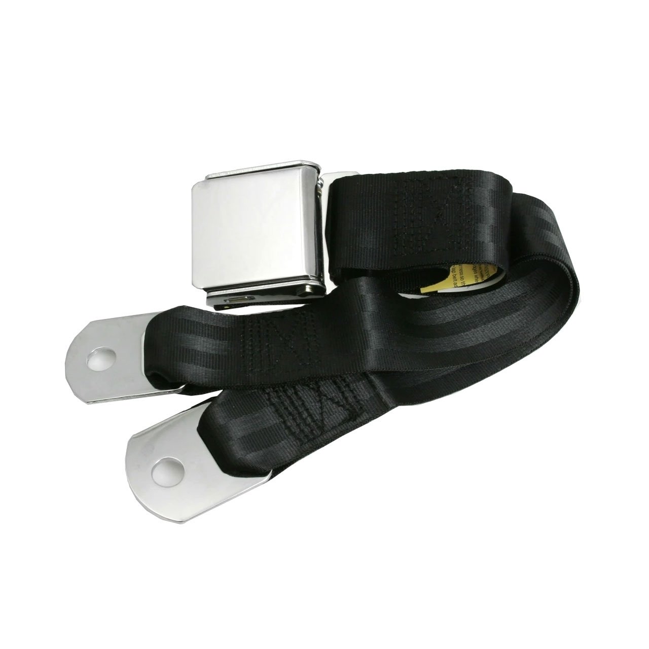 Cinturón de seguridad negro 2 puntos universal Cinturón de seguridad negro 2 puntos universal - Imagen 1