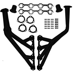 Colector escape Ford Mustang negro , 65-68