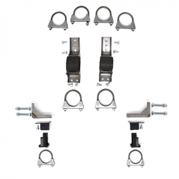 703707befestigungs-satzauspuff2doppelrohr65-661600x600-3 Kit montaje escape Ford Mustang 260-302cui, 65-66 - Imagen 1