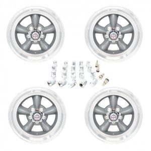 Juego 4 llantas Torque Thrust 7x15 Ford Mustang