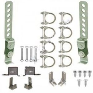 Kit montaje escape Ford Mustang tubo doble de 2-1 / 4 pulgadas, 260-302cui, 65-66