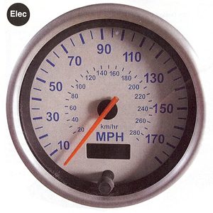 Revotec Electric Speedometer 100mm