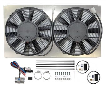 82-3 Jaguar E-Type Series 2, 4.2 Litre electric fan kit - Image 1
