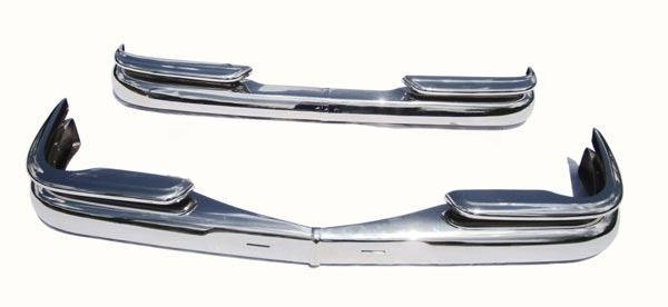 88888888888-9 Kit paragolpes cromado completo Mercedes W111 W112 Fintail Saloon - Imagen 1
