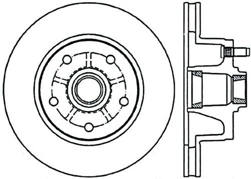 Disco freno delantero Chevrolet Camaro/Nova/Firebird 69-74 Disco freno delantero Chevrolet Camaro/Nova/Firebird 69-74 - Imagen 1