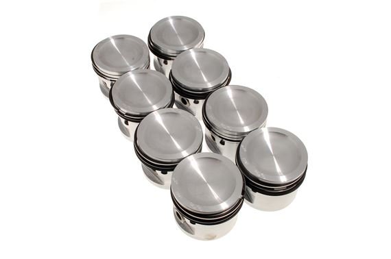 9999-6 Set of 8 Pistons Range Rover 3.5L V8 0.020 8.13:1 - Image 1