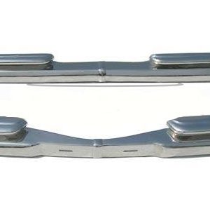 Kit paragolpes cromado completo Mercedes W111 W112 Fintail coupe