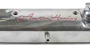 Tapa balancines Austin Healey con logo