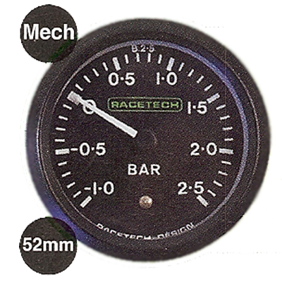 Reloj turbo Racetech Racetech turbo gauge - Image 1