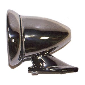 2-Bolt Racing Mirror Stainless Steel Convex