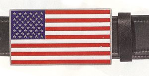 American Flag Buckle