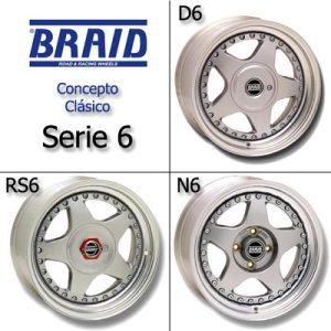 Braid Series 6 15x8 Wheel