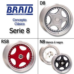 Braid Series 8 14x7 Wheel