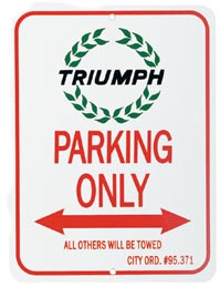 Placa Parking Triumph Laurel