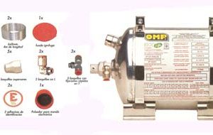 Aluminium Electric Fire Extinguisher 2.8L Side Outlet
