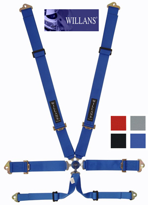 cms-wildv6_3-3-5 Willans LD Vee 6x6 3"/3" FIA Harness - Image 1