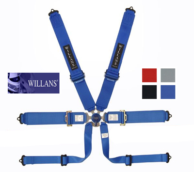 cms-wisilverstoneteec6x6_3-3-5 Willans Silverstone Tee 6x6 3"/3" Caterham FIA Harness - Image 1